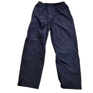 Vtg Ripon Jackets Men's Mesh Lined Rain Pants Navy Blue USA Sz L Gorpcore